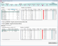 The Protein View screen