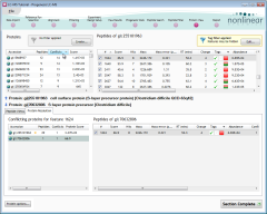 The Protein View screen