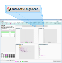 The Alignment screen