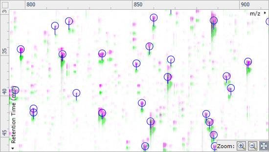 Automatic alignment vectors seen at Review Alignment