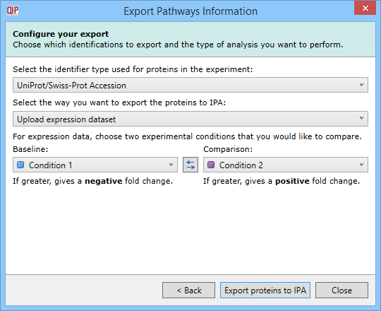 The IPA dataset upload options