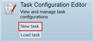 New task button in Symphony