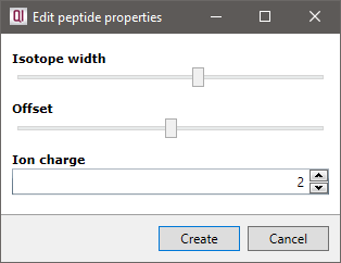The Add tool's properties dialogue for fine tuning width, offset and charge