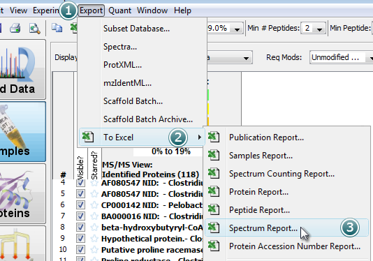 Exporting results from Scaffold 3