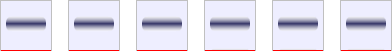 The gel slices that comprise the experiment for fraction 1